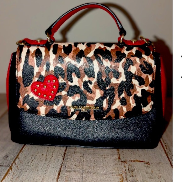 NWOT Karl Lagerfeld Top Handle bag w/ Crossbody strap and KL signature inside - Picture 2 of 12